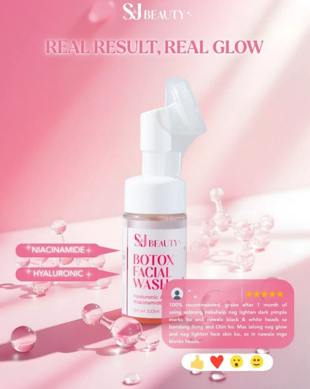 Thumbnail: S & J Beauty Botox Facial Wash Brightening, Lifting & Hydrating Foam Cleanser 10