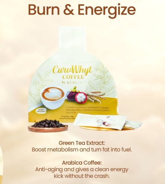 Thumbnail: CurveWhyt Coffee by Hebeskin 10 sachet