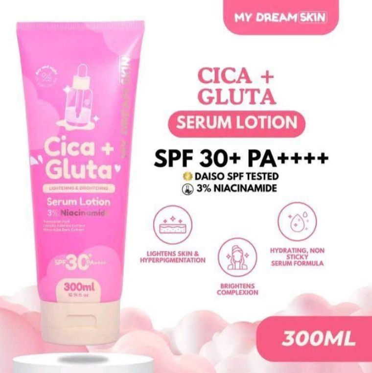 Thumbnail: My Dream Skin - CICA + GLUTA Serum Lotion  SPF 30 - 300 ML