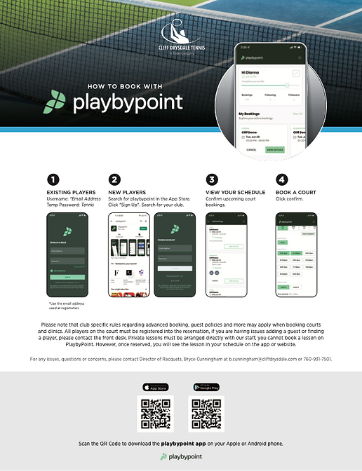 Scheduling with Playbypoint Carlsbad The Club at La Costa