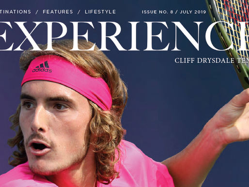 Cliff Drysdale Tennis Publishes Issue No. 8 of EXPERIENCE Magazine