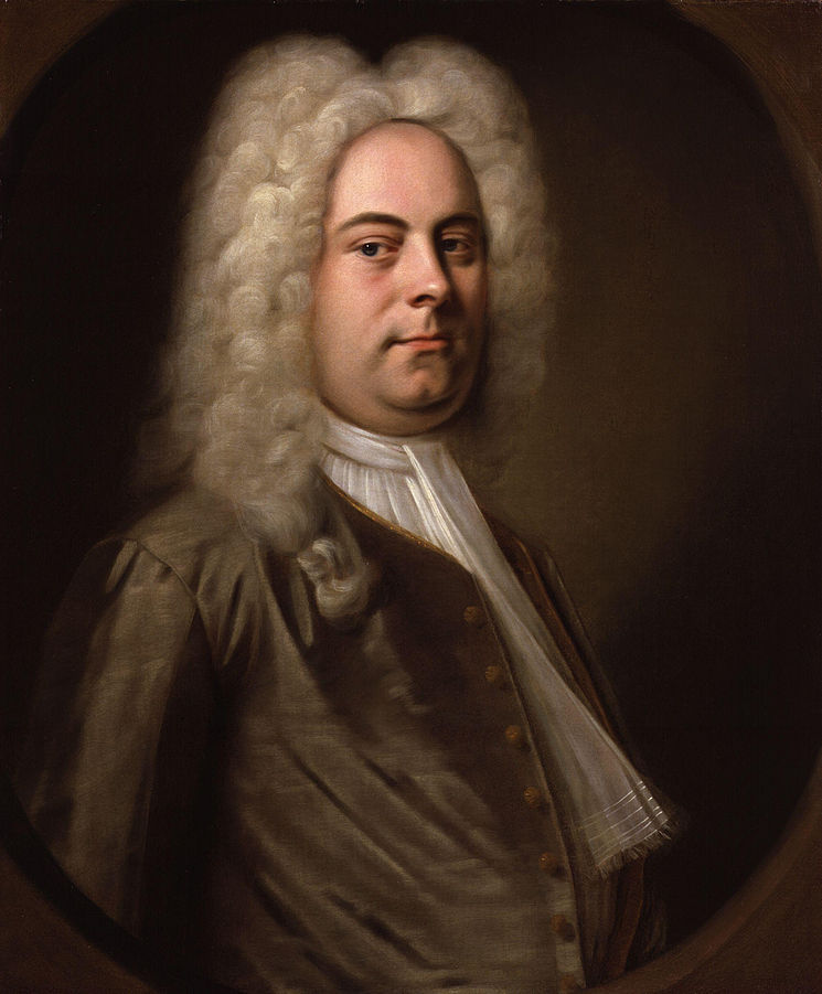 George Fredrick Handel Attributed to Balthasar Denner - National Portrait Gallery: NPG 1976, Public Domain, https://commons.wikimedia.org/w/index.php?curid=6364709