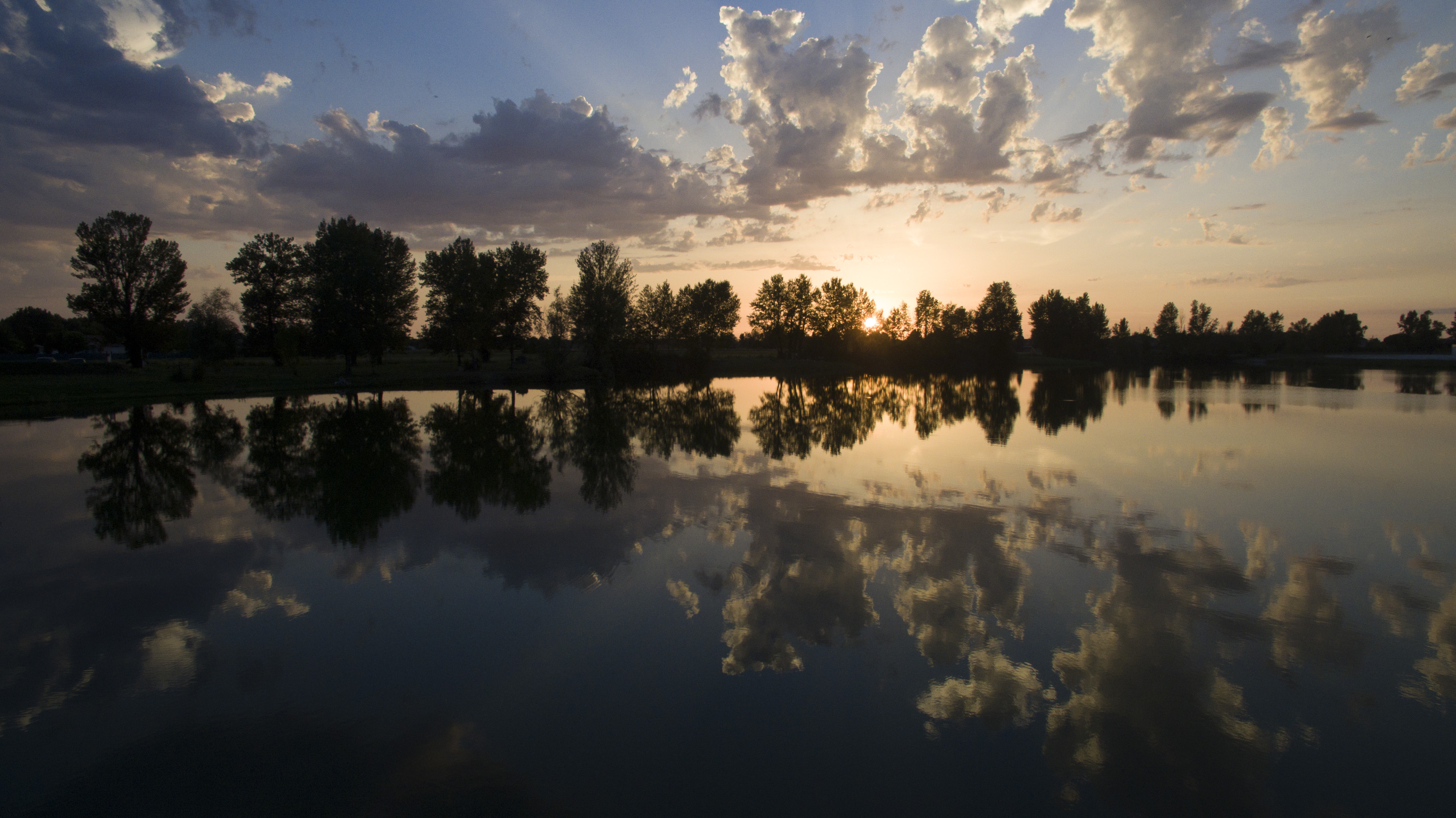 Wakeboarder riding at AWAKE Park cable park in Saint-Jory near Toulouse, France