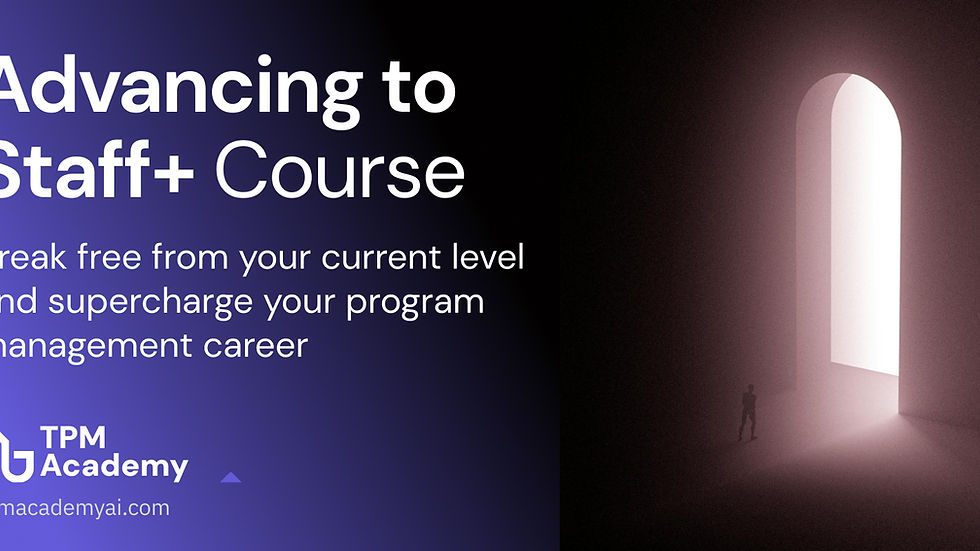 Advancing Career TPM Course Banner