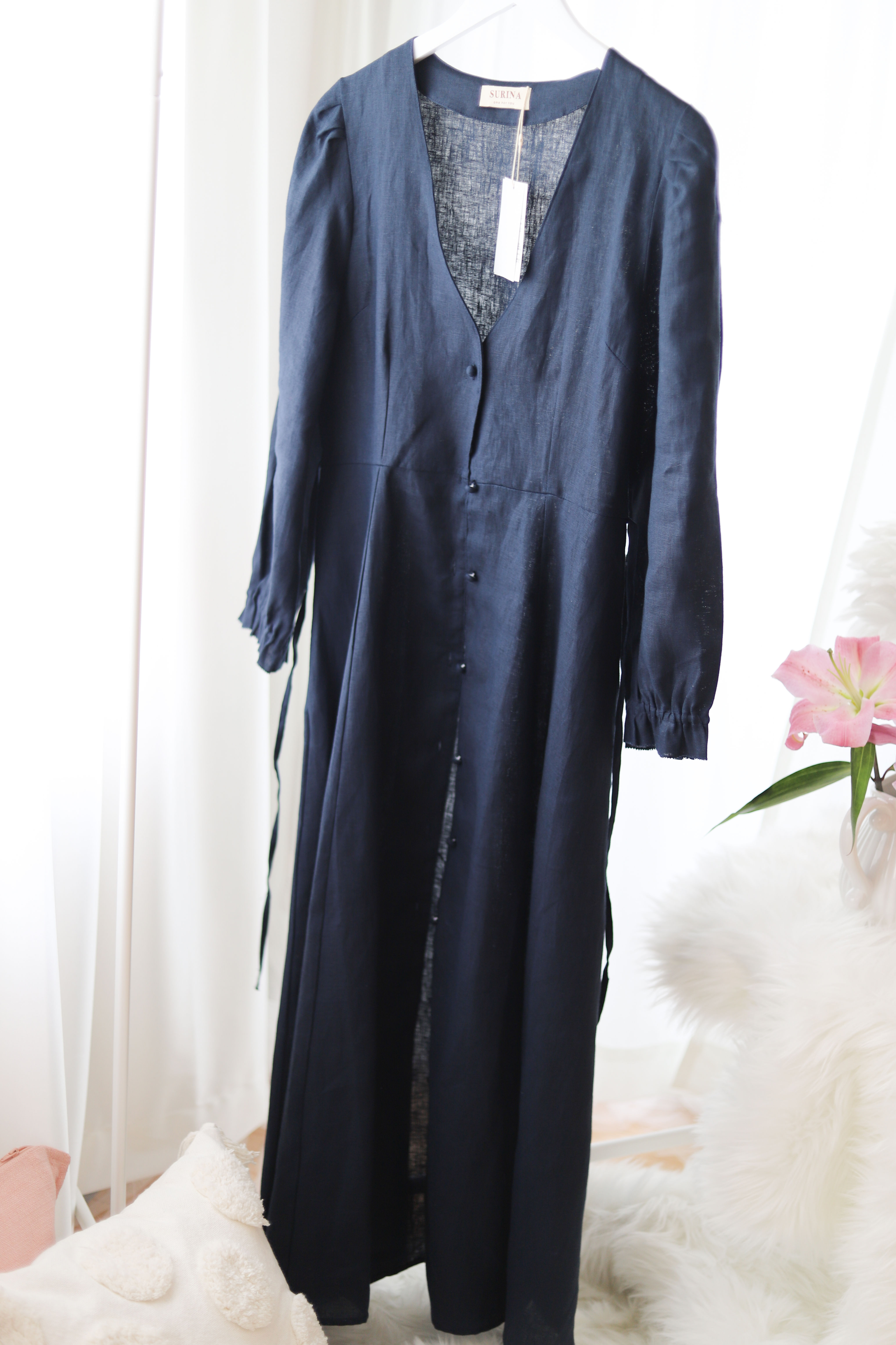 フィット&フレア・リネンワンピース Fit&Flare Linen Dress