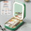 Thumbnail: Portable Makeup Mirror Storage Box With LED Light Storage Organizer