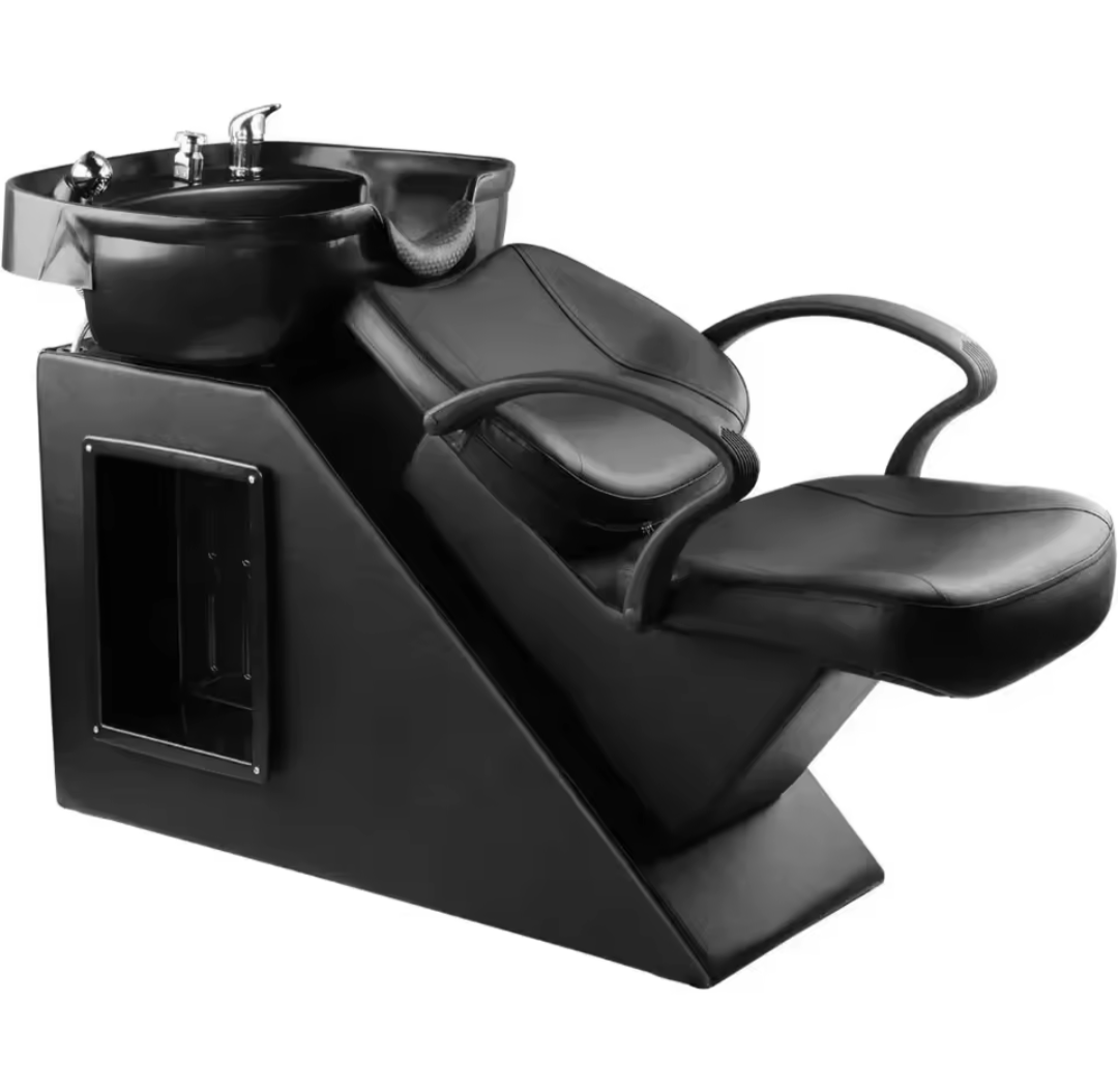 Salon wash bar with bowl and sink 