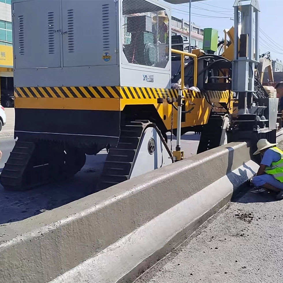 Thumbnail: Cement Asphalt Road Curbing Slipform Paver Machine