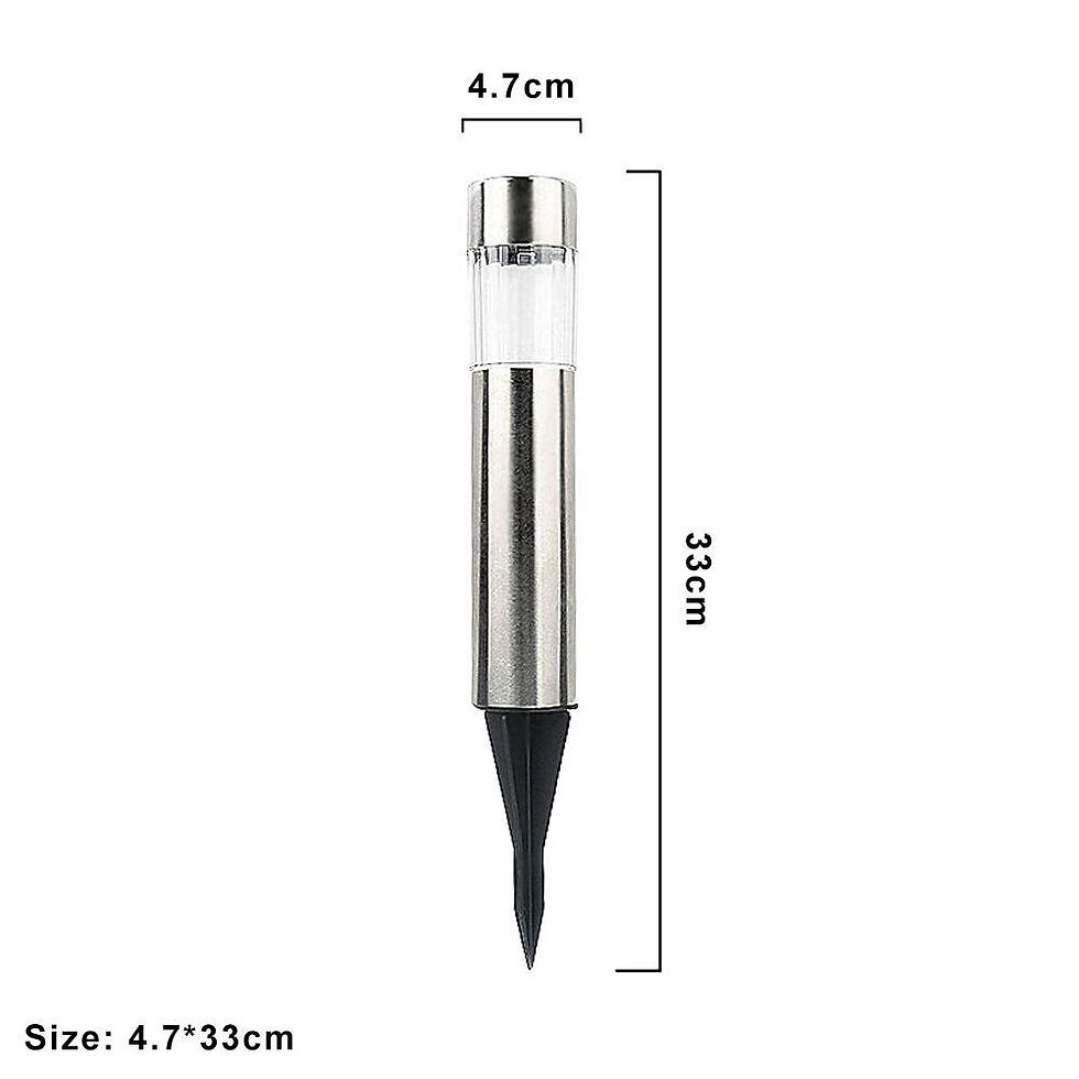 Thumbnail: Solar cylindrical lawn light