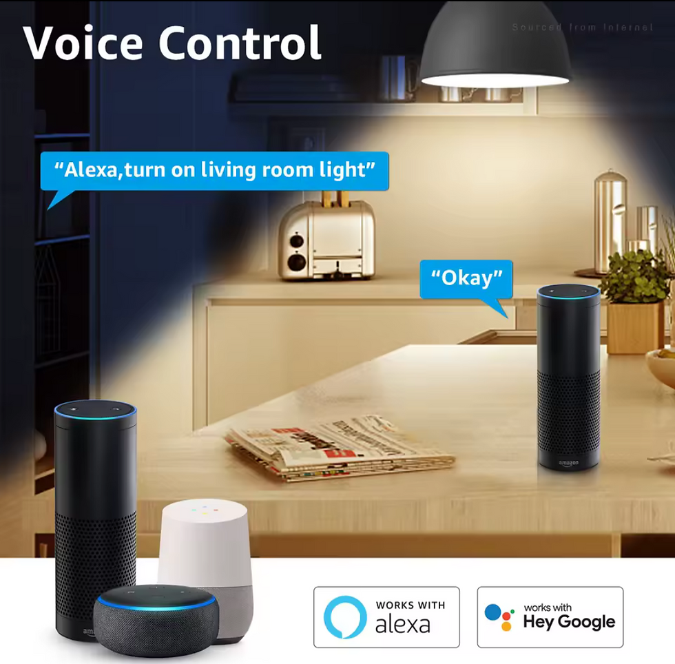 Thumbnail: 5 piece smart bulb with wifi and Alexa / Google home features 