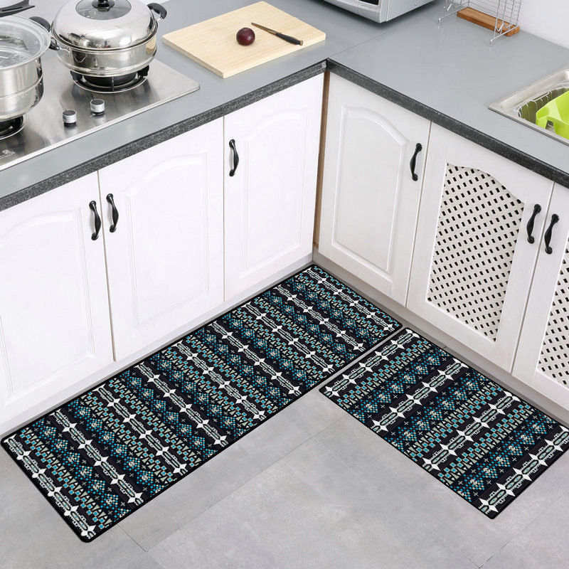 Thumbnail: Kitchen Long Floor Mat Carpet Bathroom Water Absorption