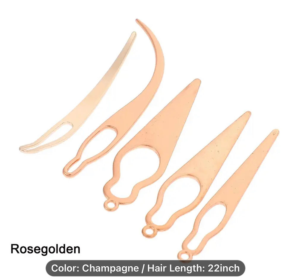 Thumbnail: 5 Pieces Dreadlocks Tool Sisterlocks Craft Dreadlocks Hair Extensions Locs Tight