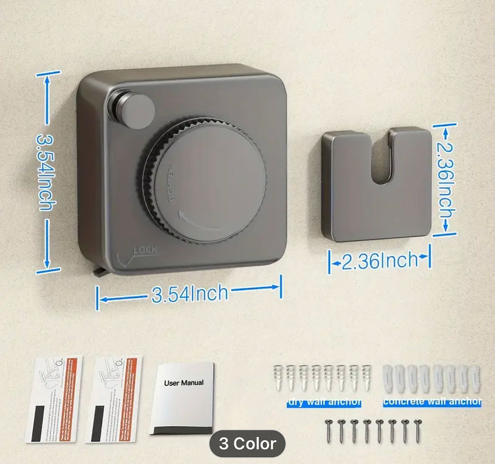 Thumbnail: Wall mount Auto retractable clothing line 