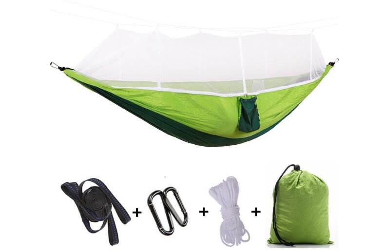 Thumbnail: Outdoor Parachute Cloth Hammock Couble Insect-proof Camping Aerial Tent