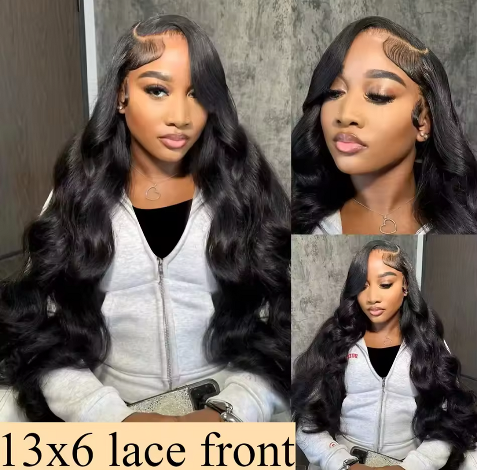 Thumbnail: 360 HD Transparency 24 inch Brazilian 200 density lace front  human hair 