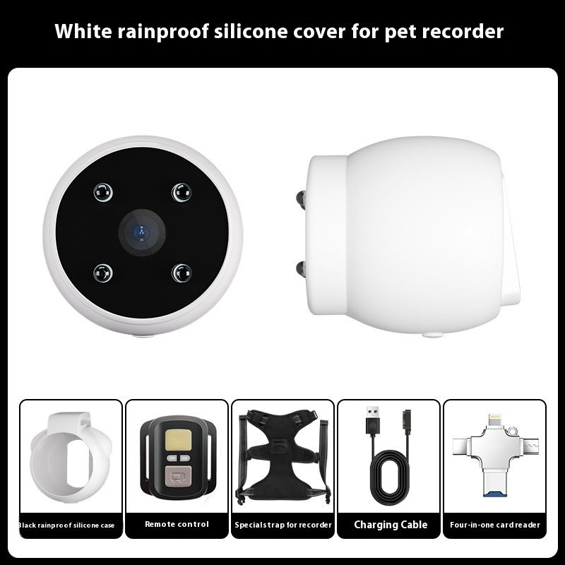 Thumbnail: Pets Recorder Tracker Collar with Motion Viewing Angle Recording Camera Action