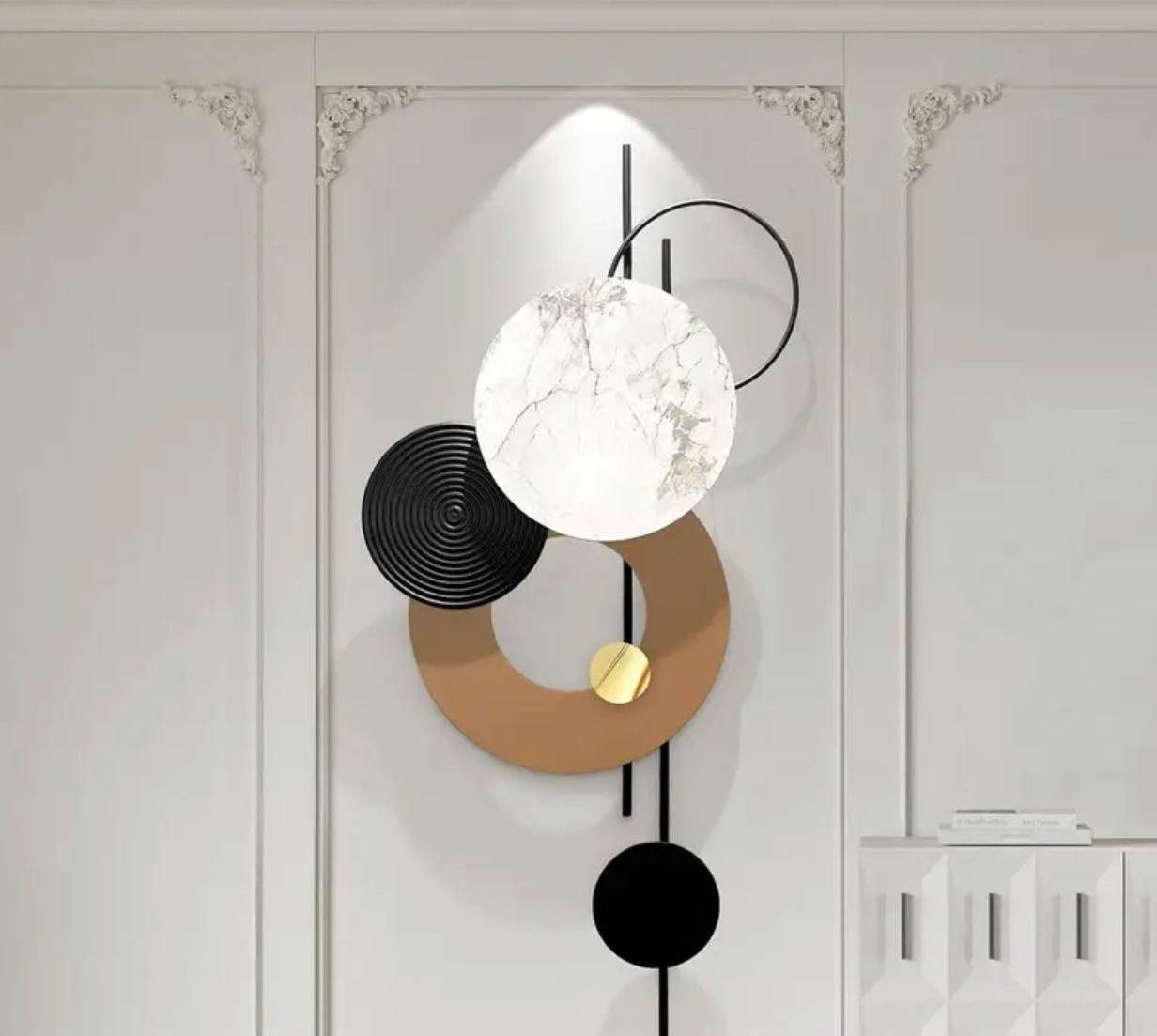 3D contemporary metal art 19*39