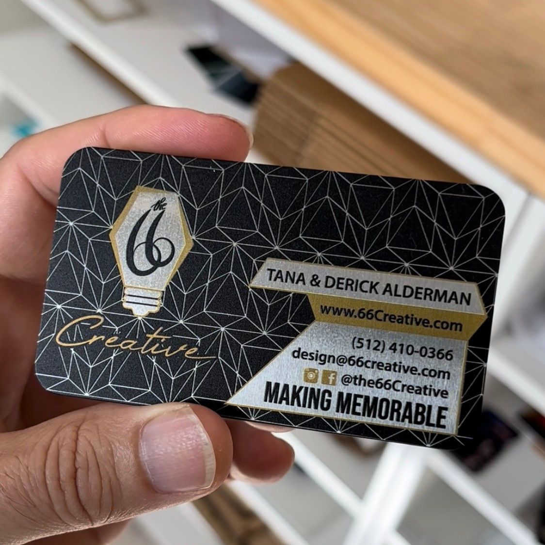 Metal Business Cards 0.45mm
Regular 