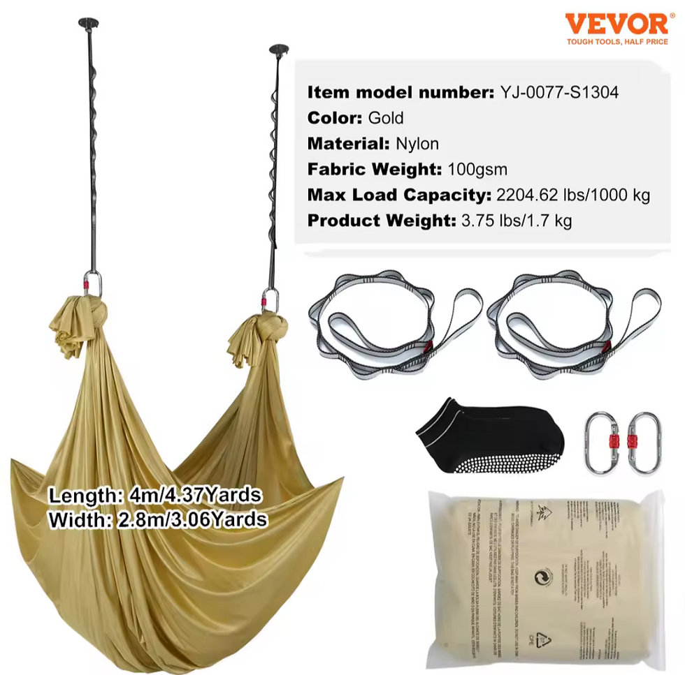 Thumbnail: 5.5 yards antigravity Aerial fitness yoga hammock & nylon swing fabric 