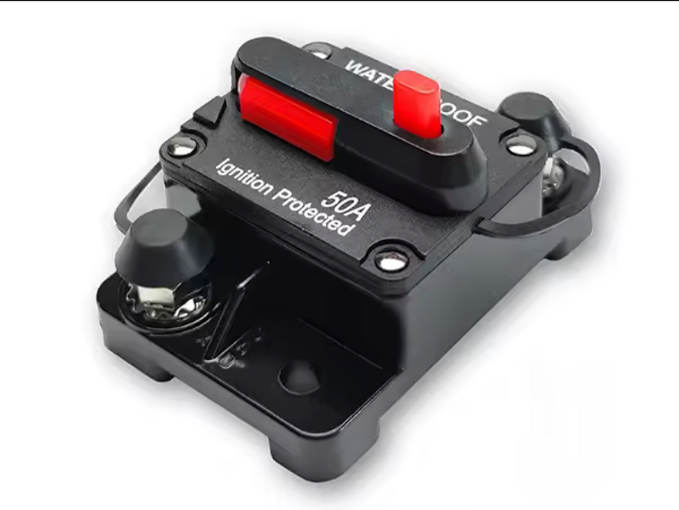 Thumbnail: Waterproof Circuit breaker 12v resettable inline switch 2 pack 