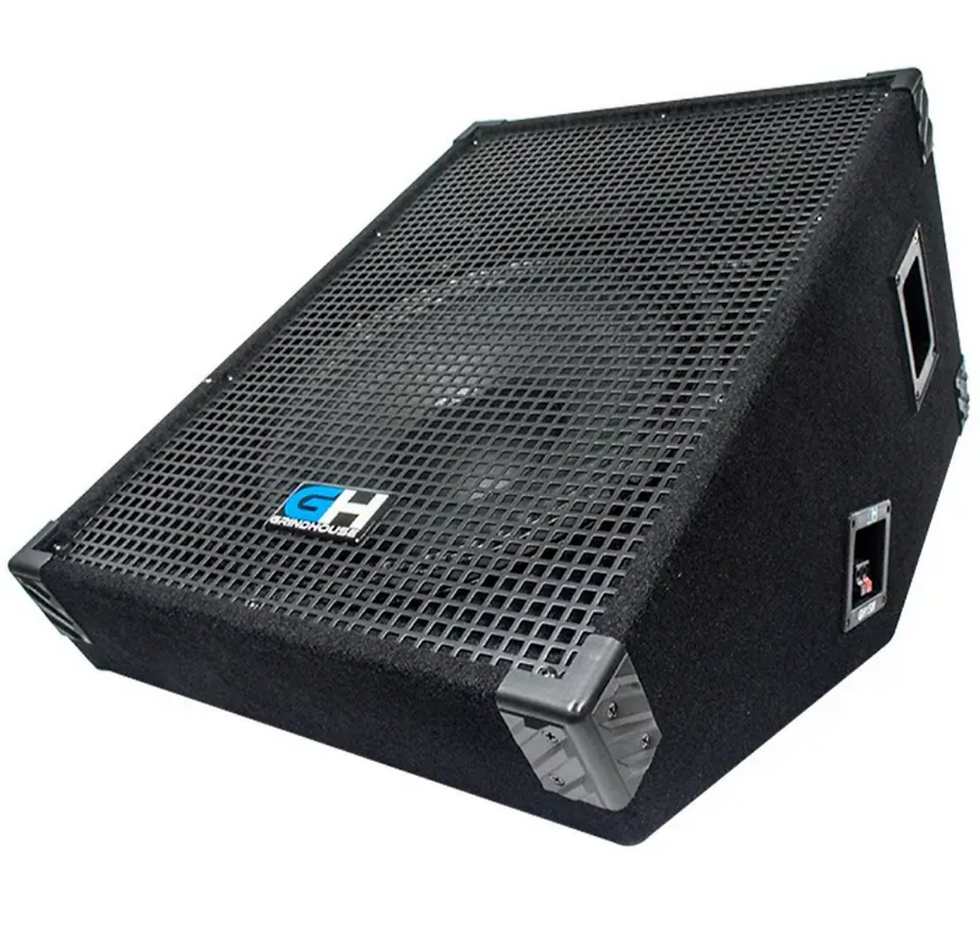 Grindhouse Speakers - GH15M-Pair - Pair of 15 Inch Passive Wedge Floor / Stage M