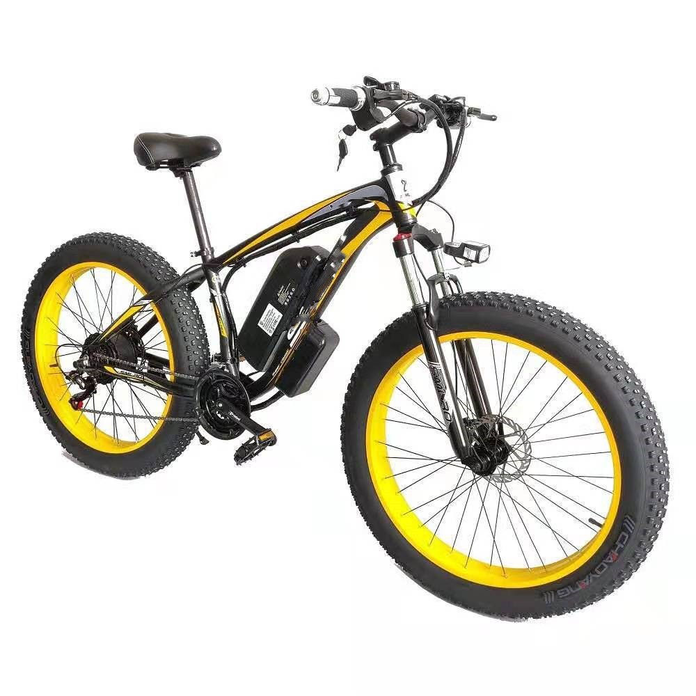 Electric Bicycle Lithium Tram Snow Electric 21-Speed Mountain Bike