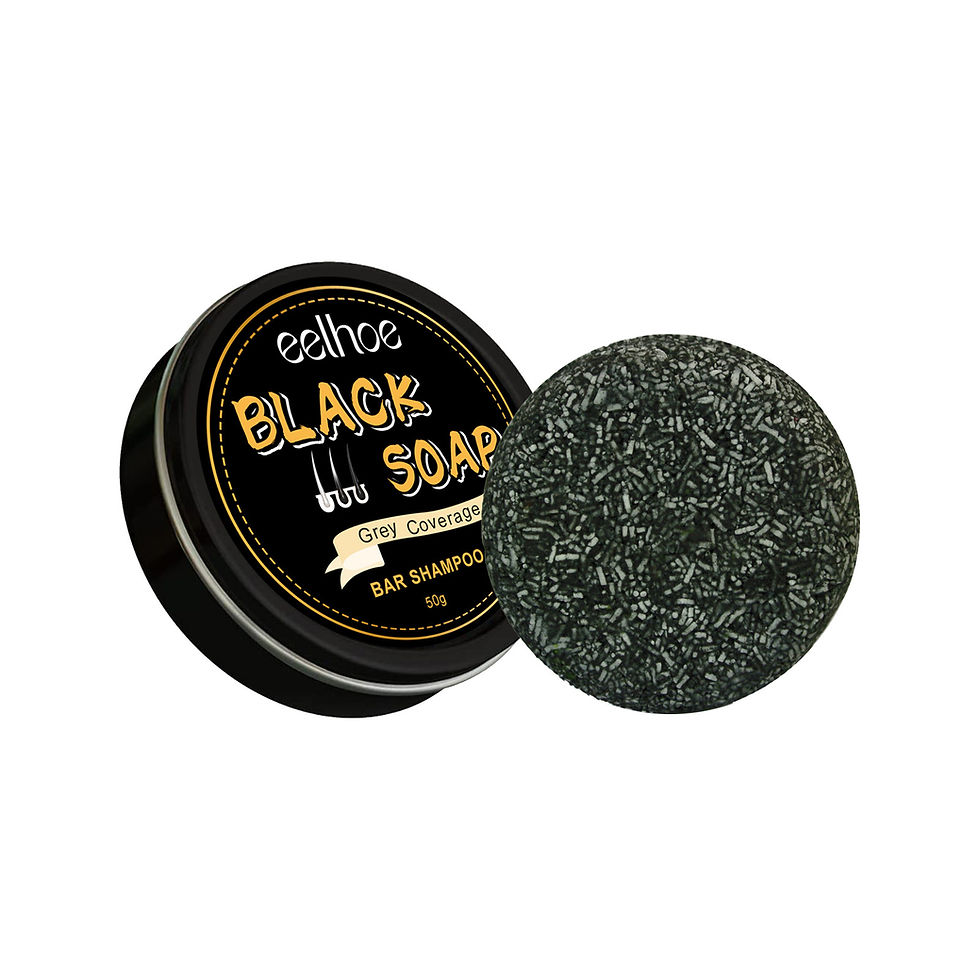 Gentle Moisturizing Clean Black Hair Shampoo Soap