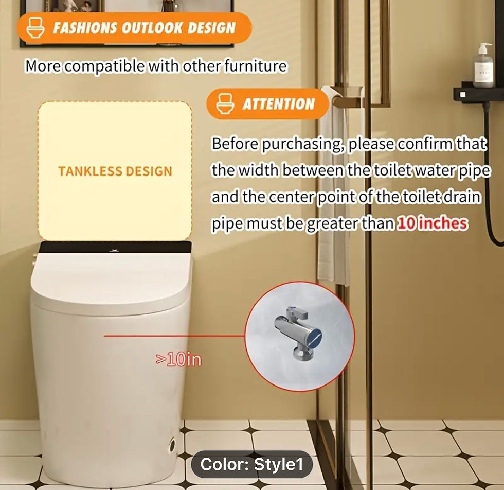 Thumbnail: Tankless touchless smart toilet 
