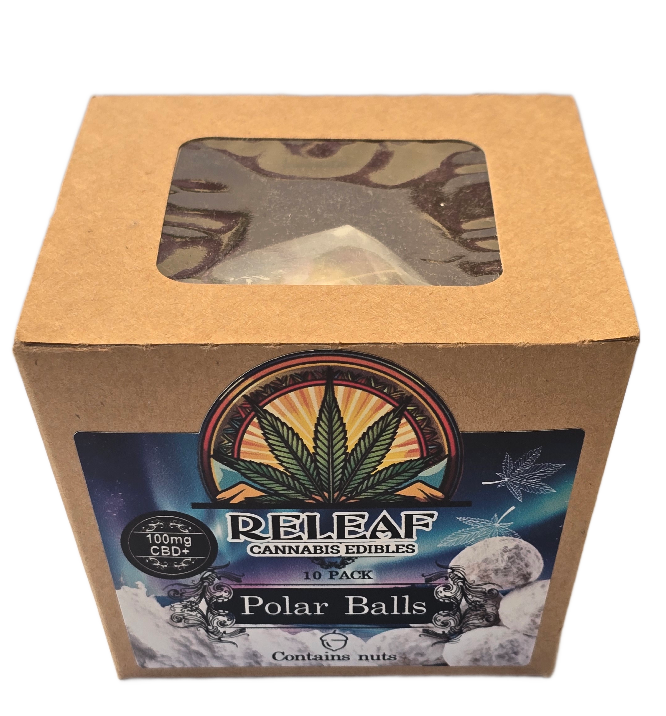 RELEAF CBD INFUSED SUGAR POLAR BALLS – 300MG (250G)