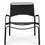 Thumbnail: Black chair with metal frame details on a white background. Platform Chair.