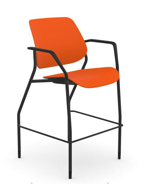 Thumbnail: Cavo All Plastic Stool in Orange
