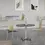 Thumbnail: Modern chairs and tables with artwork, in a neutral, contemporary space.