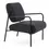 Thumbnail: Black modern Platform Chair, comfortable seating, office or home decor.