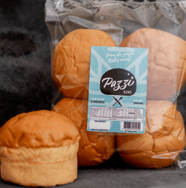Pan de papa  hamburguesas pazzi 