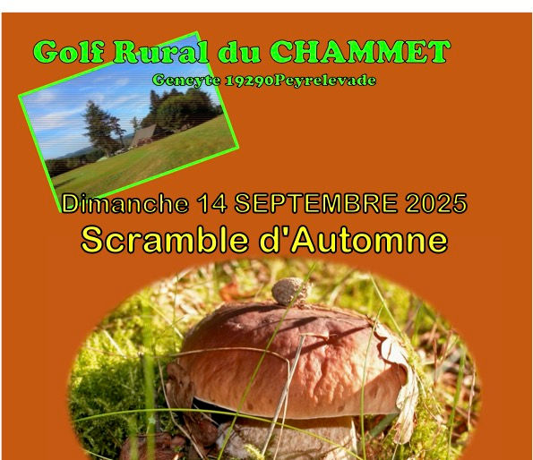 Dimanche 14 Septembre 2025 : Scramble d'Automne