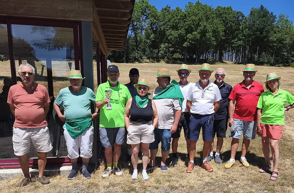 Competition « Coupe du Conseil Départemental de Corrèze » - Tuesday, July 7 (Golf du Chammet)