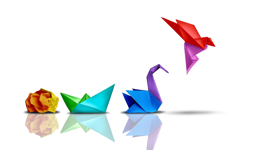 Success transformation and Transform to succeed or improving concept and leadership in bus