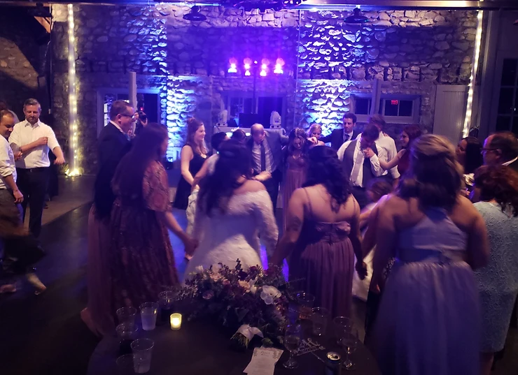 Dance floor shot from Castle Farms and A+ Event Entertainment