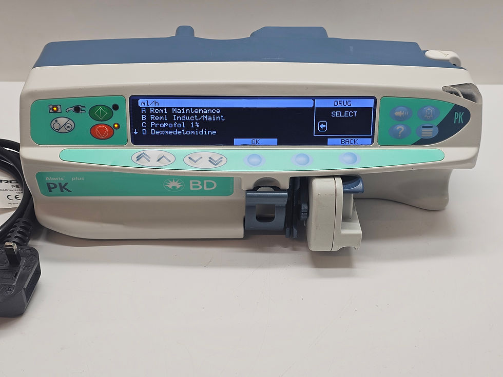 Thumbnail: ALARIS PK PLUS TCI PUMP SERVICED,CALIBRATED+WARRANTY DOM 2019 SOFTWARE 2020