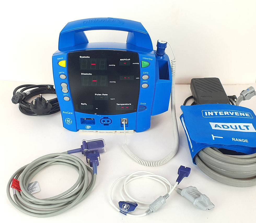Thumbnail: Patient Monitor GE Dinamap ProCare 400 SpO2+NIBP,Temp Patient Monitor Monitor