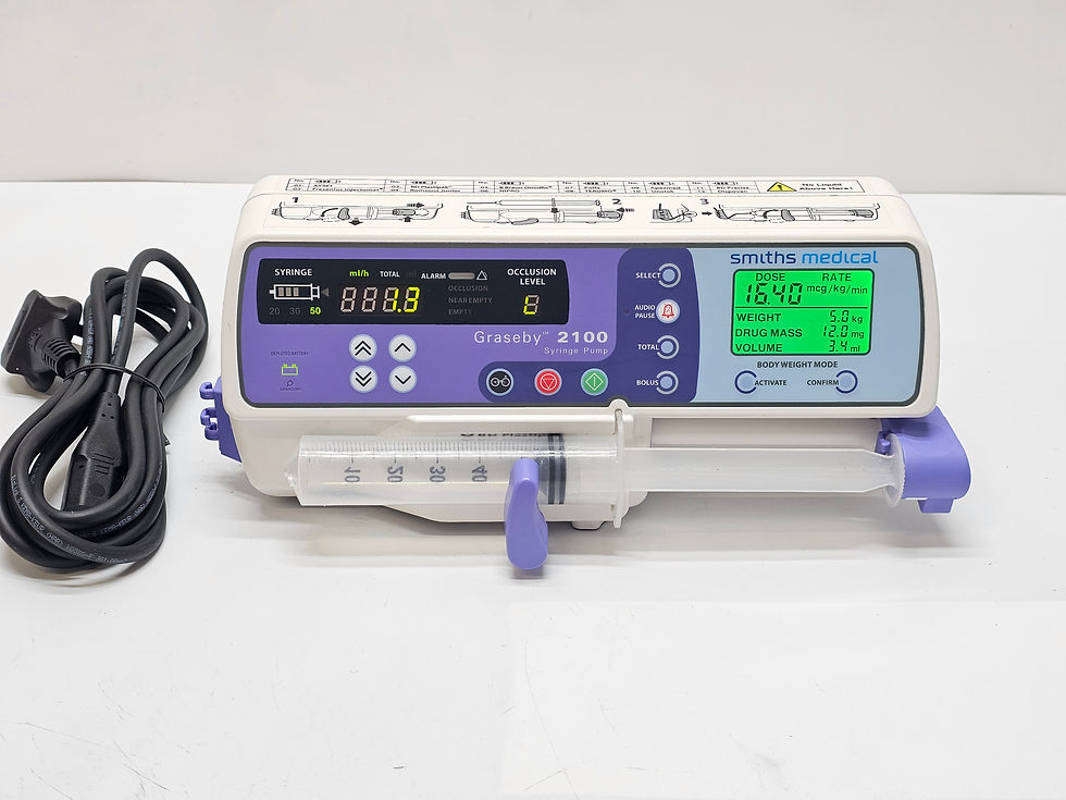 Thumbnail: Graseby 2100 Syringe Pump DOM 2020