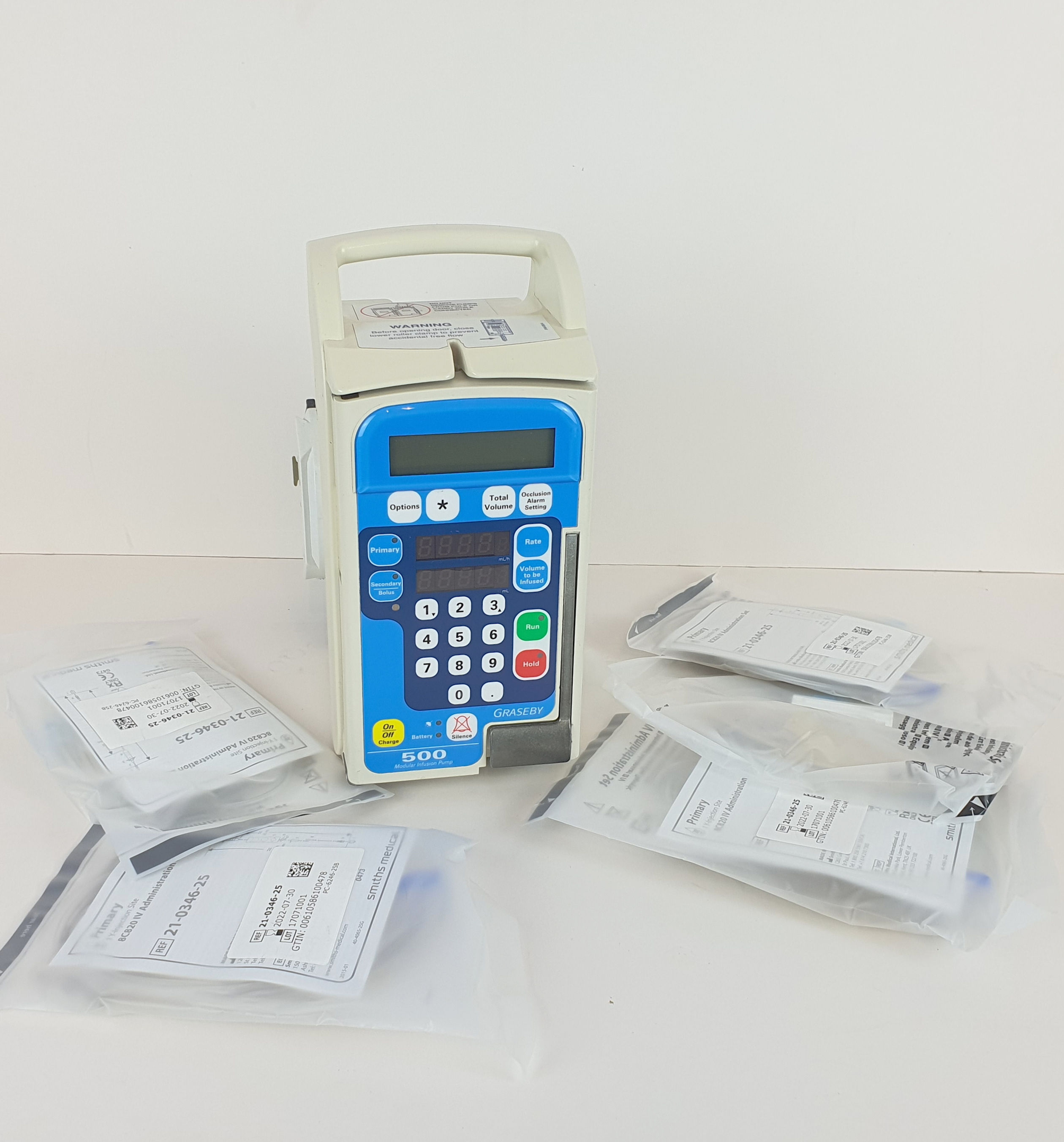 Graseby Smiths 500 Modular Volumetric IV Infusion Pump Administration Vets+Sets