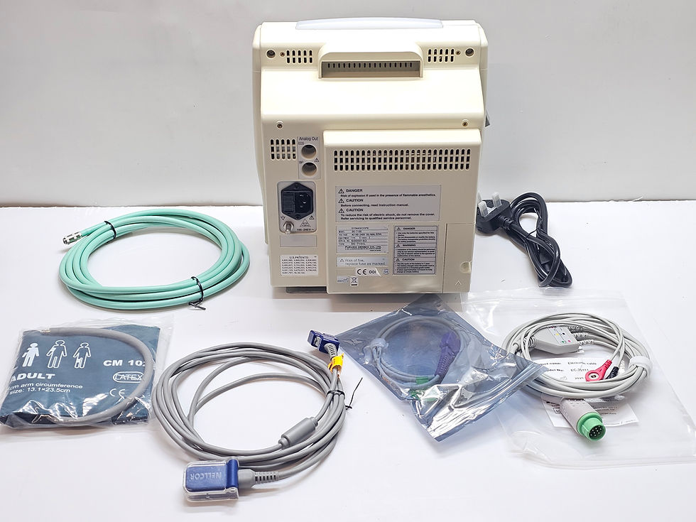 Thumbnail: Patient Monitor Fukuda Denshi DS-7100 Dynascope SpO2,ECG,NIBP,Printer Options