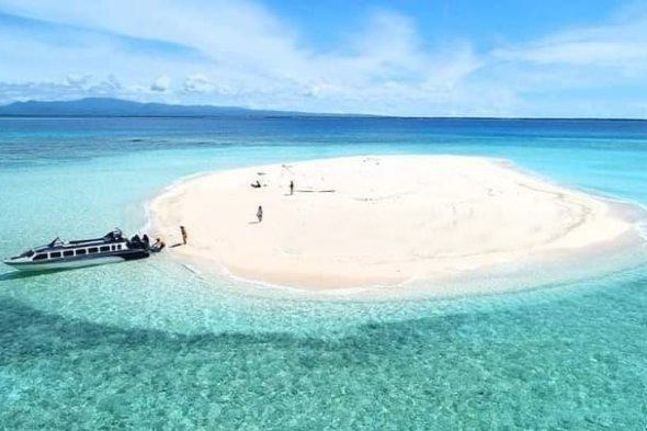 Pasir Timbul, Raja Ampat, Papua, Indonesien