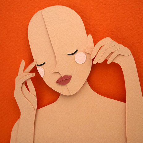 Mujer, cabello azul, celeste, Marina, Ninfa, pez de colores, pez betta, mar, profundidades, amor Papel canson, papel, canson paper, papeles arte, papel Fabriano, paper craft, cut out, papel, ilustración, cortar y pegar, paper, paper art, paper artist, paper cut, artist, paper cut art, paper love, paper illustration, ilustración infantil, handmade, hand cut paper, Maria Ponce, tijeras, colores, cortador, papeles especiales, sirena