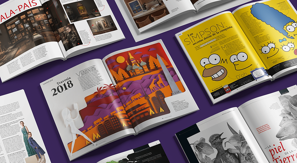 Diseño de revistas Maria Ponce