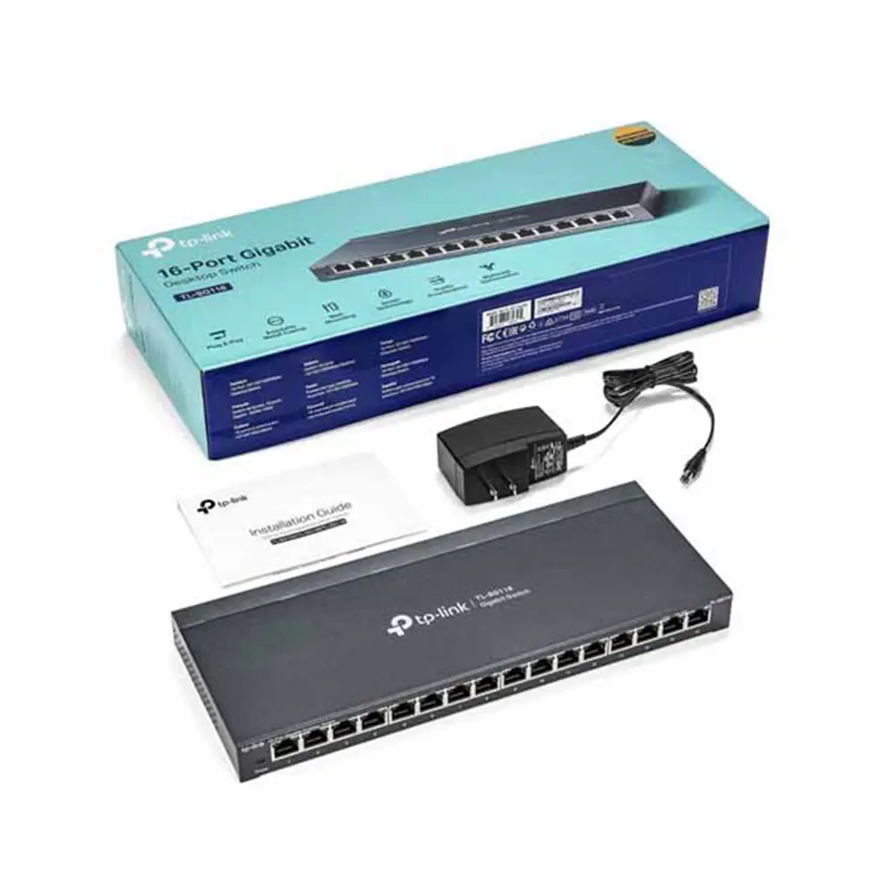 16-Port 10/100/1000Mbps Gigabit Desktop Switch
