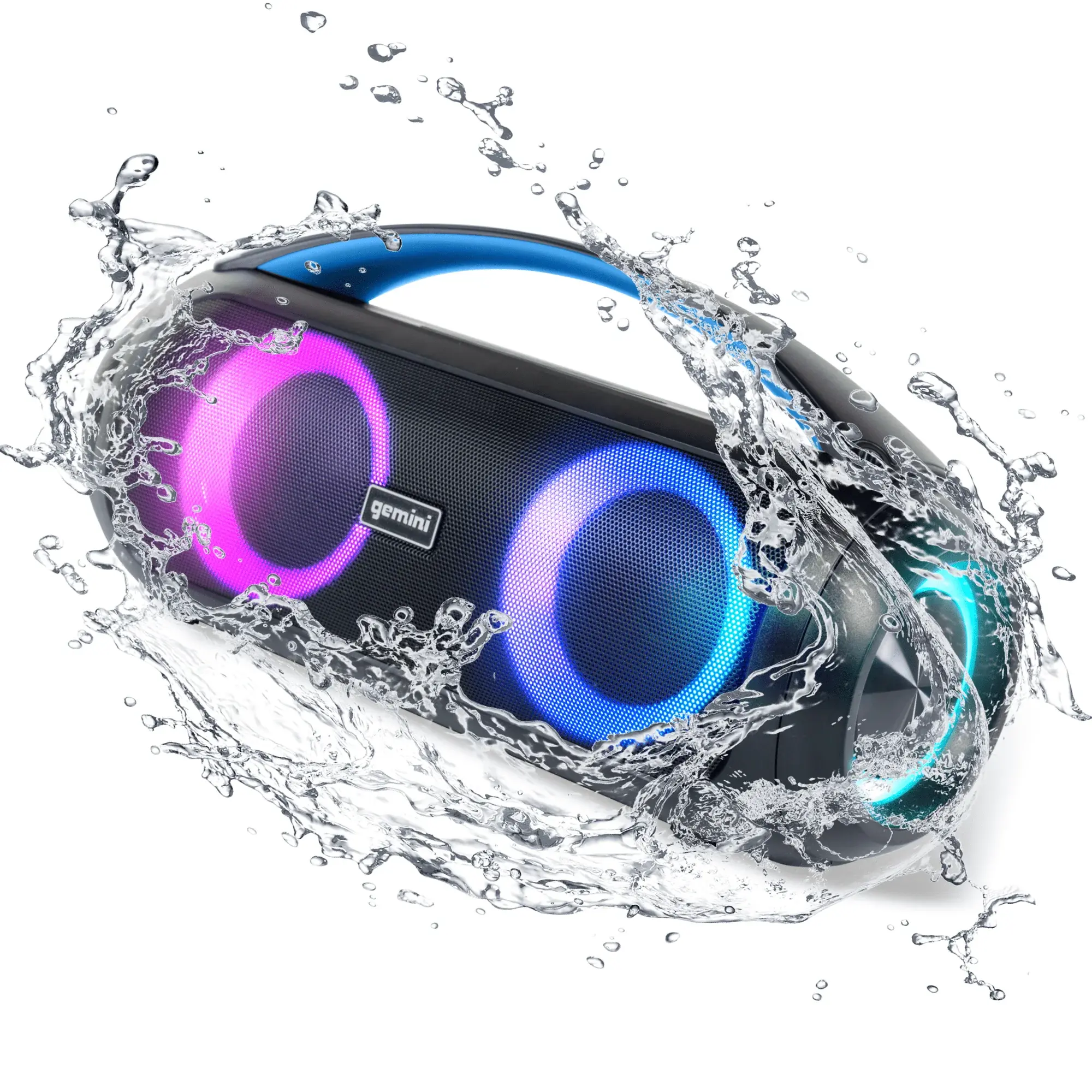 50W 3" Dual Portable Bluetooth Speaker