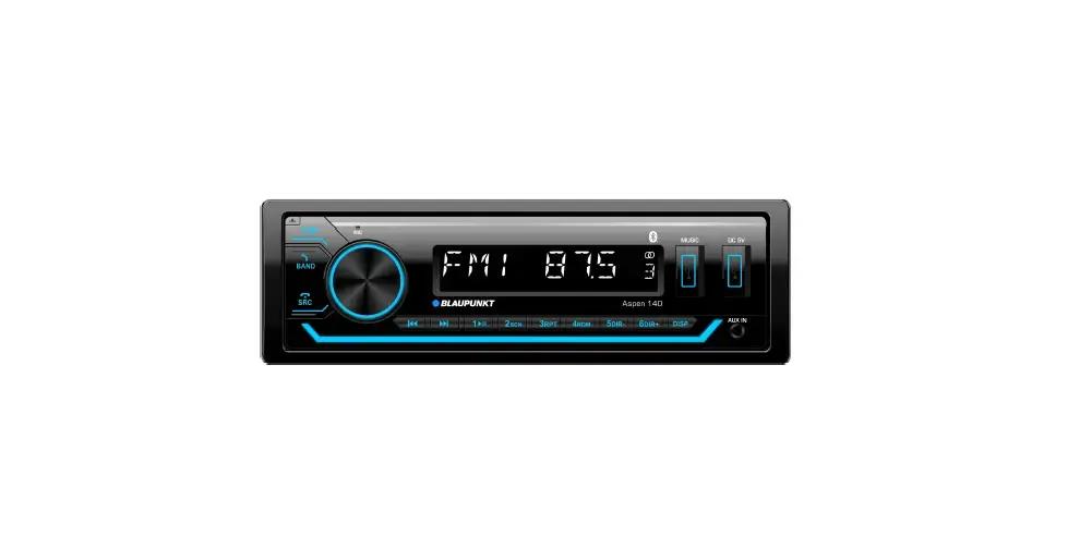 4 X 50W Stereo Digital USB Media Player, Receiver with Bluetooth