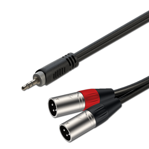 3.5mm to Dual XLR Male